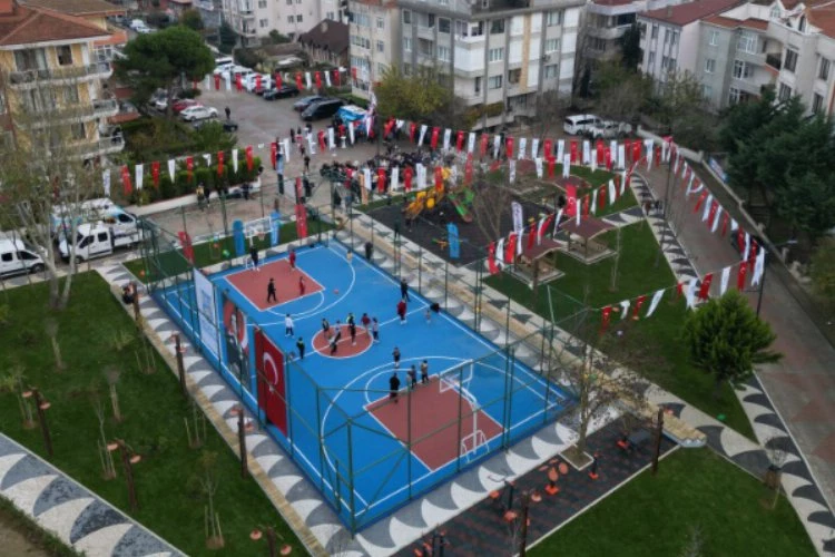 İstanbul Silivri yeni park ve spor alanına kavuştu
