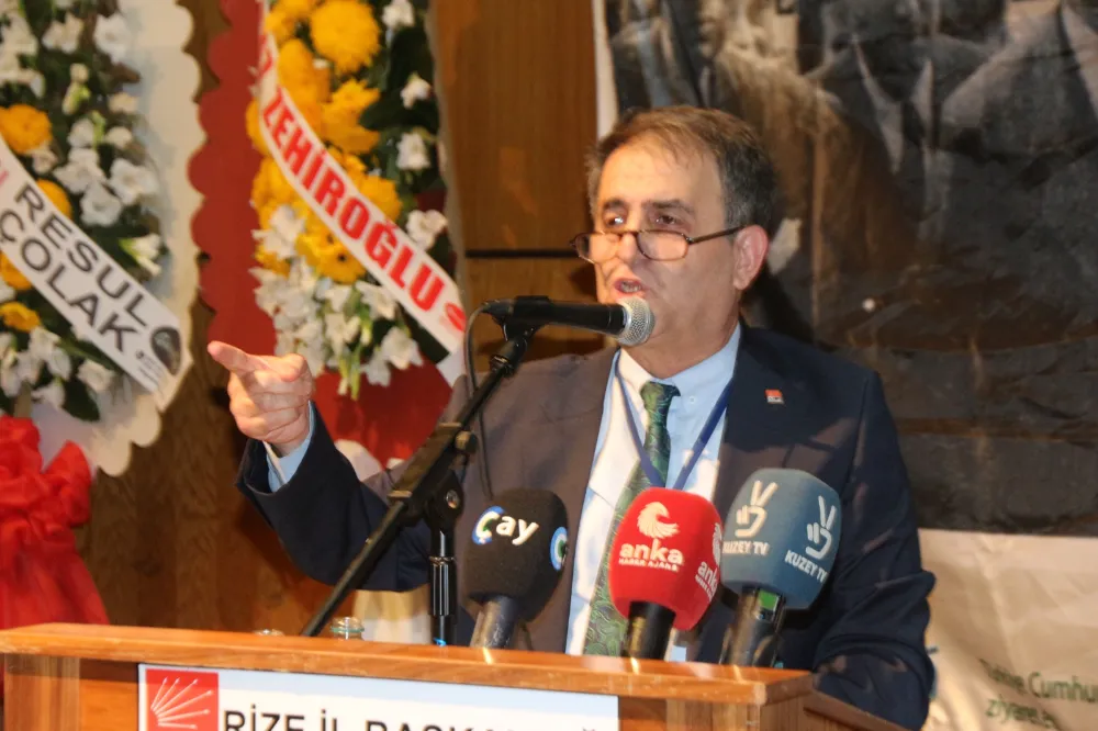 CHP Rize İl Başkanı Seçilen Saltuk Deniz’den Teşekkür Mesajı