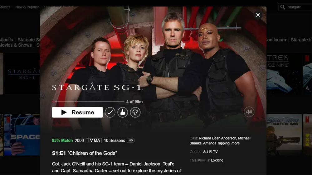 Stargate SG-1 Netflix İzle (Bedava) Full Linki Bedava İzle (Kaçak)