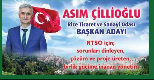 Asim Çillioğlu Tekrar RTSO Başkanlığına Aday olduğunu açıkladı