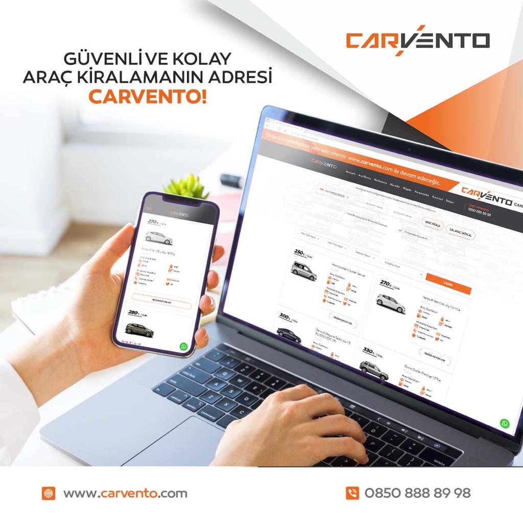 Araç Kiralamada Çıtayı Carvento ile Yükseltin