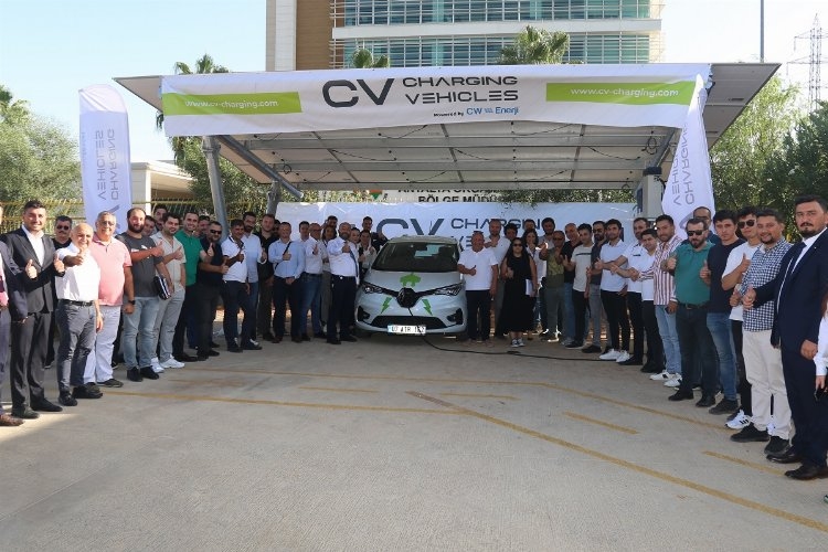 Şarj istasyonunda ilk diploma CV Charging Vehicles
