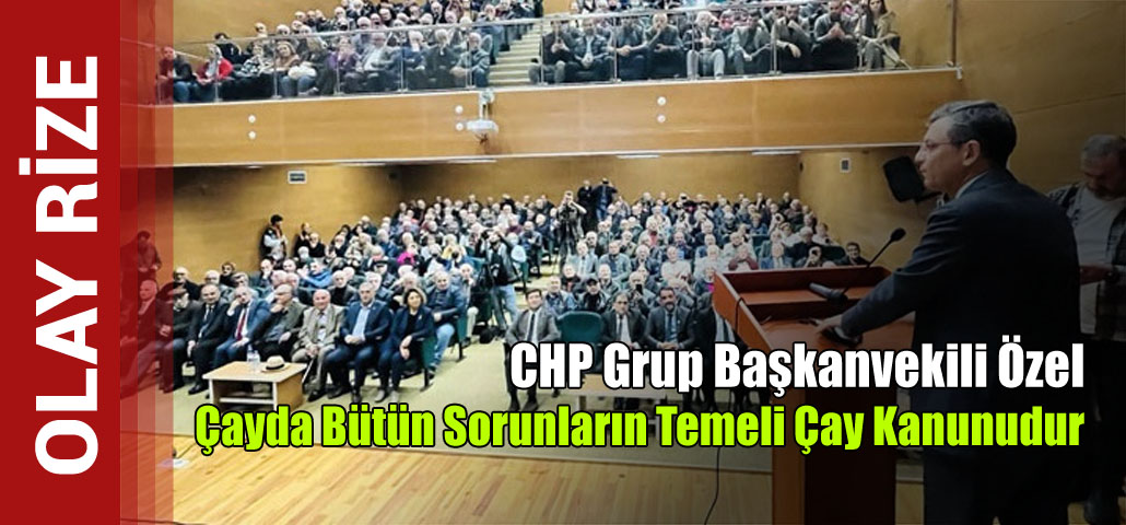 CHP Grup Başkanvekili Özel, 