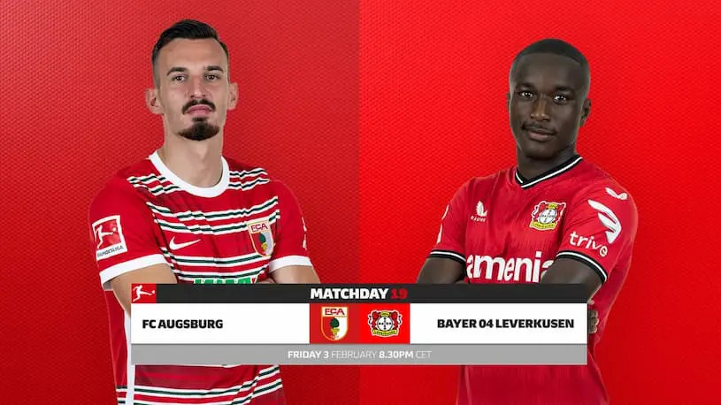 Augsburg Vs Leverkusen Prediction, Head-To-Head, Live Stream Time, Date, Team News, Lineups Odds, STATS, Tips, And Betting Trends, Where To Watch Live German Bundesliga 2023 Today Who Will Win Match Details – February 4