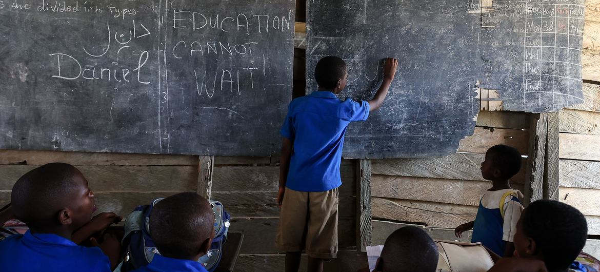 7800万儿童根本没有上学，联合国秘书长呼吁采取行动