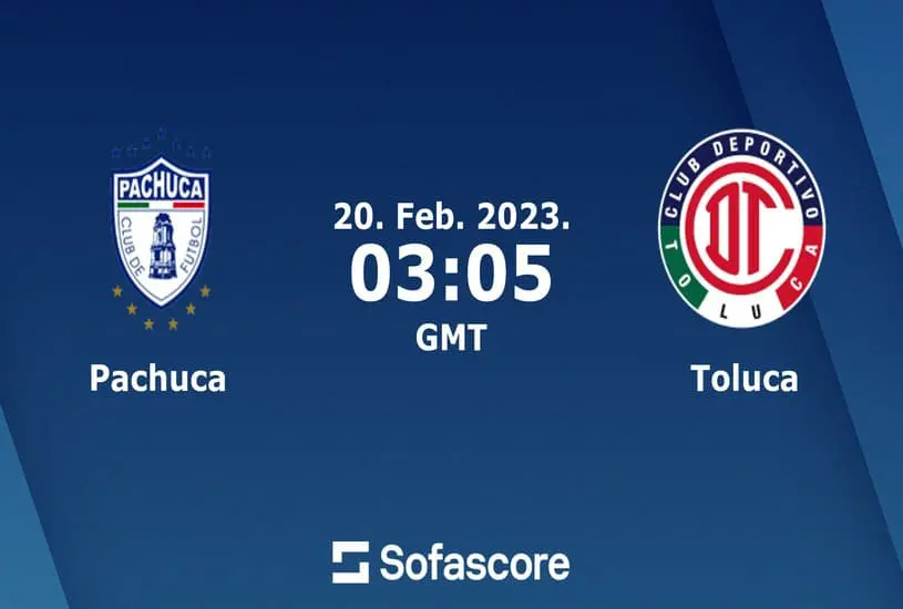 Pachuca Vs Toluca Prediction, Head-To-Head, Live Stream Time, Date, Team News, Lineup News, Odds, Stats, Betting Tips Trends, Where To Watch Live Score Mexican Liga BBVA MX 2023 Telecast Today Match Details – February 20