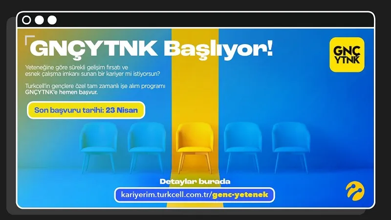 Turkcell işe alım programı GNÇYTNK 2023