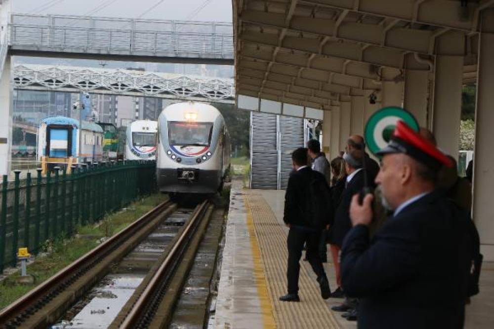 Samsun-Kalın Demiryolu hattında 8 yıl sonra ilk sefer