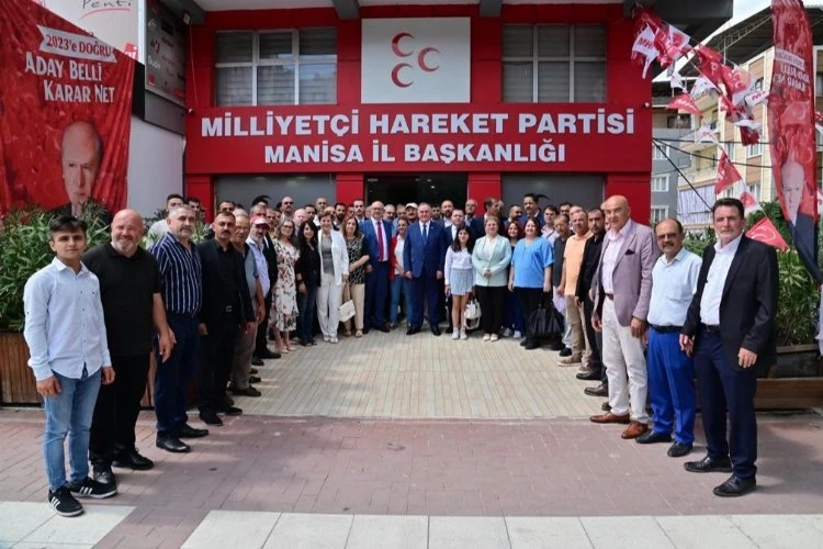 Başkan Ergün, MHP il teşkilatı ile bayramlaştı